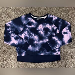 Champion Women’s Cropped Tye Die Sweatshirt - Purple